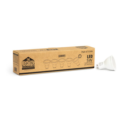 Gu10 Led 5w 5 Pack Daylight Globes