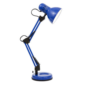 Luca 1 Light Blue Desk Lamp