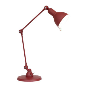 Bertie 1 Light Red Desk Lamp