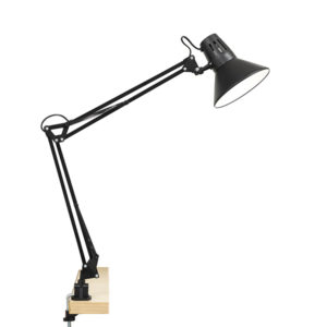Mickey 1 Light Black Desk Lamp