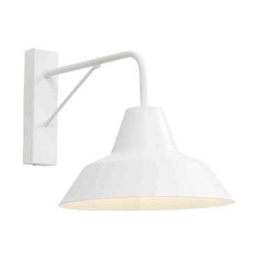 Cumbria 1 Light White Wall Light