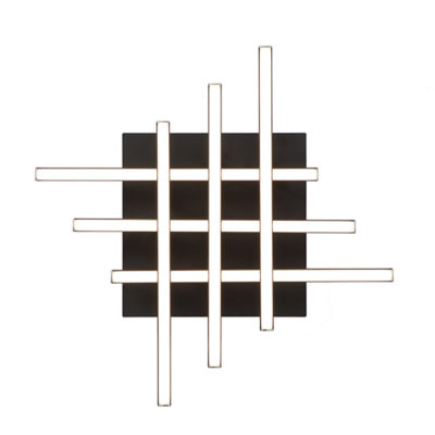 Trix Led 6 Light Black Ceiling Light