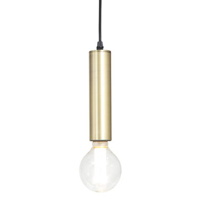 Helios 1 Light Antique Brass Pendant Light