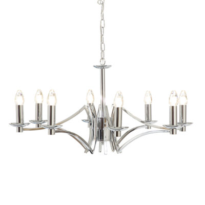 Ascent 8 Light Chrome Chandelier