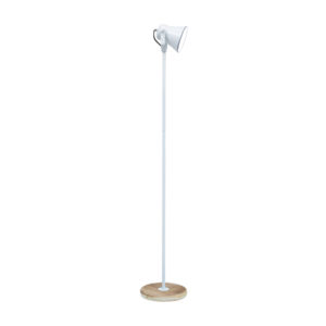Malmo 1 Light White Floor Lamp