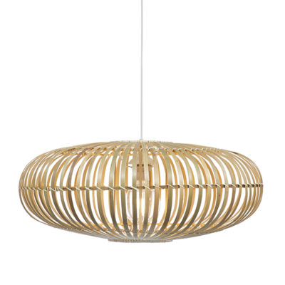 Saigon 1 Light Natural Pendant Light
