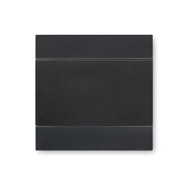 Veti 2 Charcoal Wall Blank Cover Plate
