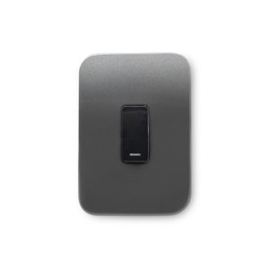 Veti 1 Gunmetal And Black 1 Lever 1 Way Wall Switch
