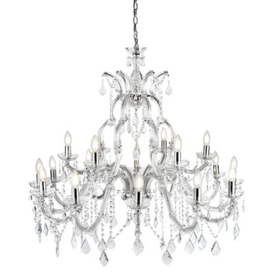 Rainha 18 Light Crystal Chandelier