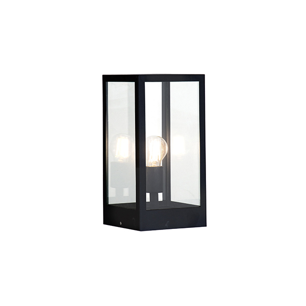 Illovo Black Outdoor Pedestal Lantern