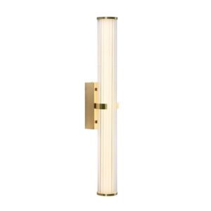 Saxon 1 Light Gold Bathroom Wall Light – Led