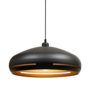 Mauro 1 Light Black Pendant Light