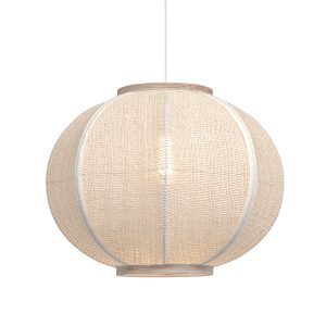 Chrys 1 Light Cream Pendant Light