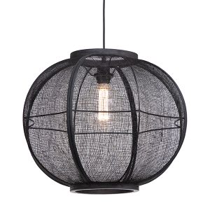 Chrys 1 Light Black Pendant Light
