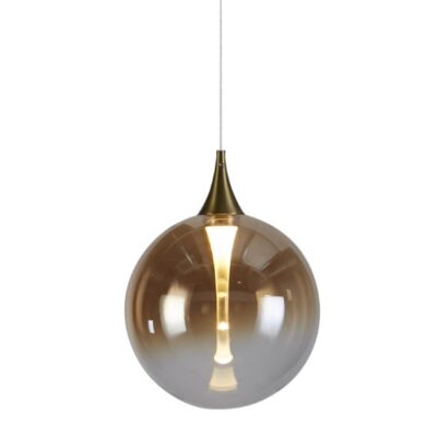 Aurum Led 1 Light Amber Pendant Light