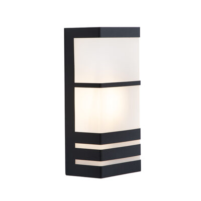 Zanzele Satin Chrome Outdoor Wall Light