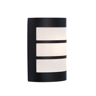 Zonke Black Outdoor Wall Light