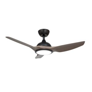 Remus Led 3 Blade Dark Wood Ceiling Fan