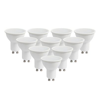 Gu10 Led 5w 10 Pack Daylight Globes