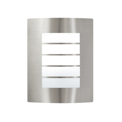 Zanele Satin Chrome Outdoor Wall Light