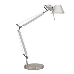 Galileo 1 Light Satin Chrome Desk Lamp