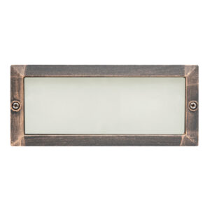 Ziegel Antique Gold Outdoor Step Light