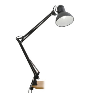 Otis 1 Light Black Desk Lamp