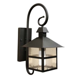 Shire Black Outdoor Wall Lantern