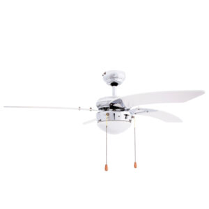 Baroque 4 Blade White Ceiling Fan