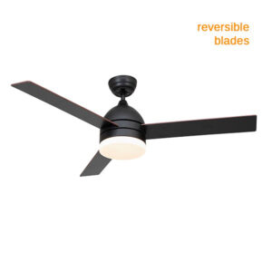 Phoenix Led 3 Blade Black Ceiling Fan