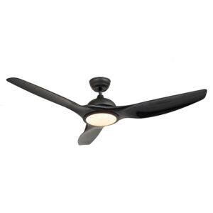 Mistral Led 3 Blade Black Ceiling Fan