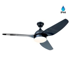 Aquarius Led 3 Blade Black Ceiling Fan