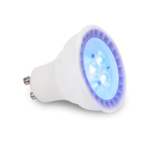 Gu10 Led 6w Blue Globe