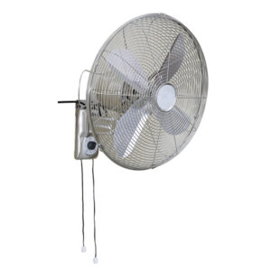 40cm Satin Chrome Wall Fan