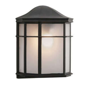 Knight Black Outdoor Wall Lantern