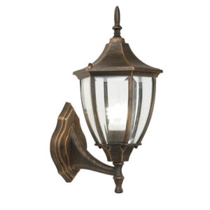 Venice Antique Gold Outdoor Wall Lantern
