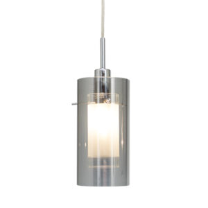 Duo 1 Light Smoked Pendant Light