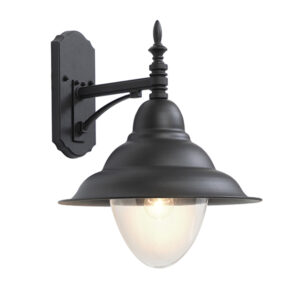 Baron Black Outdoor Wall Lantern