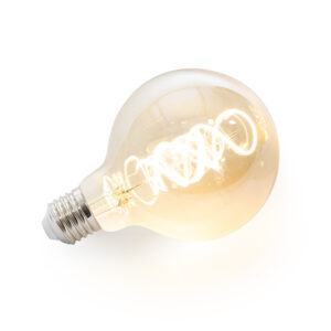G95 Led Decorative Twirl Filament 8w Warm White Globe