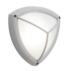 Mercurius Silver Outdoor Wall Bulkhead Light