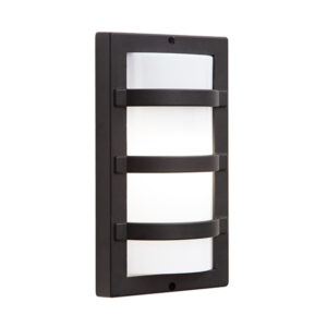 Milnerton Black Outdoor Wall Bulkhead Light