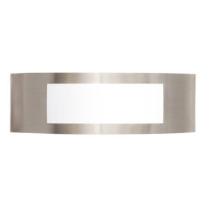 Bakoven Satin Chrome Outdoor Wall Light