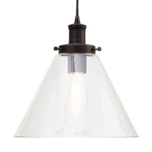 Cone Black Pendant Light