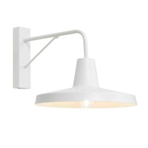 Ashbourne 1 Light White Wall Light