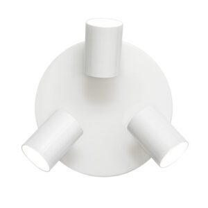 Mach Led 3 Light White Spotlight