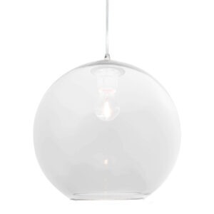 Travolta 1 Light Clear Pendant Light