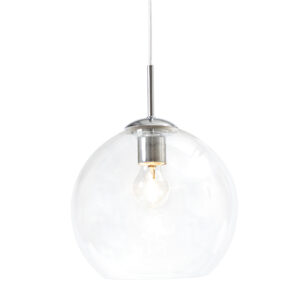 Travolta 1 Light Clear Pendant Light