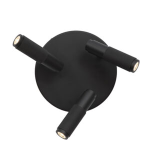 Blake Led 3 Light Black Spotlight