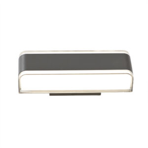 Strathavon Led Grey Outdoor Wall Light
