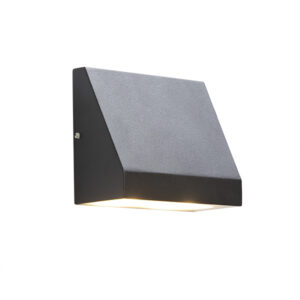 Marlboro Led 2 Light Black Outdoor Wall Light